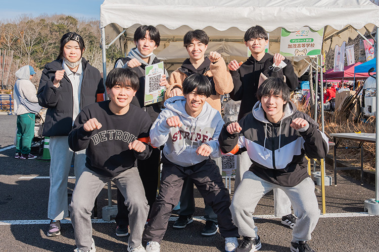 岐阜県立 加茂高等学校の学生さん