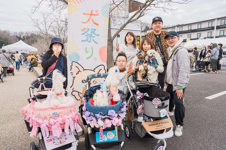 ぎふ清流里山公園 ペットイベント 家族とわんこ