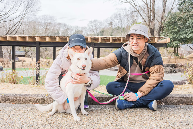 ぎふ清流里山公園 ペットイベント 家族とわんこ